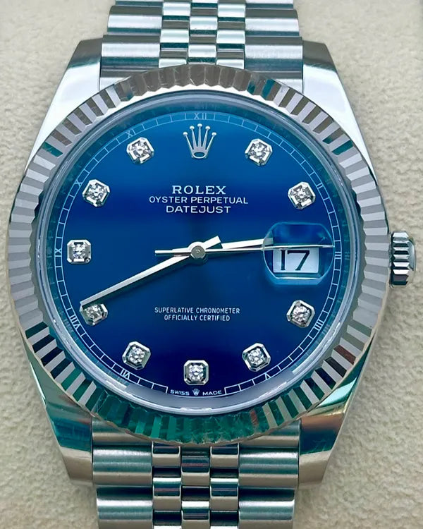 2024 Rolex Datejust 41MM Blue Dial Jubilee Bracelet (126334)