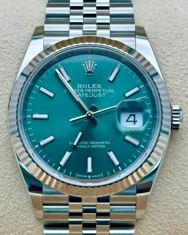 2025 Rolex Datejust 36MM Green Dial Jubilee Bracelet (126234)