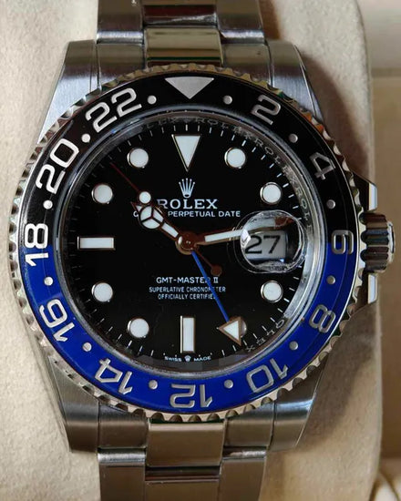 2023 Rolex GMT-Master II "Batman" 40MM Black Dial Oyster Bracelet (126710BLNR)