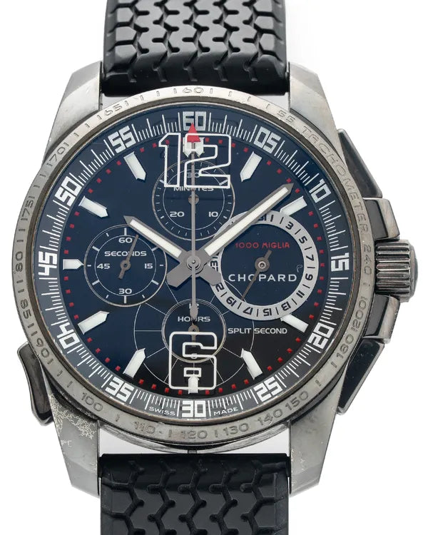 2010 Chopard Mille Miglia Gran Turismo XL L.E. 44MM Black Dial Rubber Strap (168513-3002)