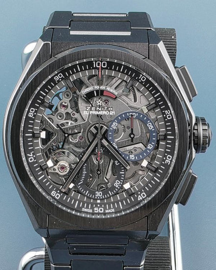 Zenith Defy El Primero 44MM Skeleton Dial Ceramic Bracelet (49.9000.9004/78.M9000)