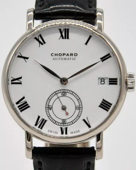 Chopard Classic 38MM Silver Dial Leather Strap (161289-1001)