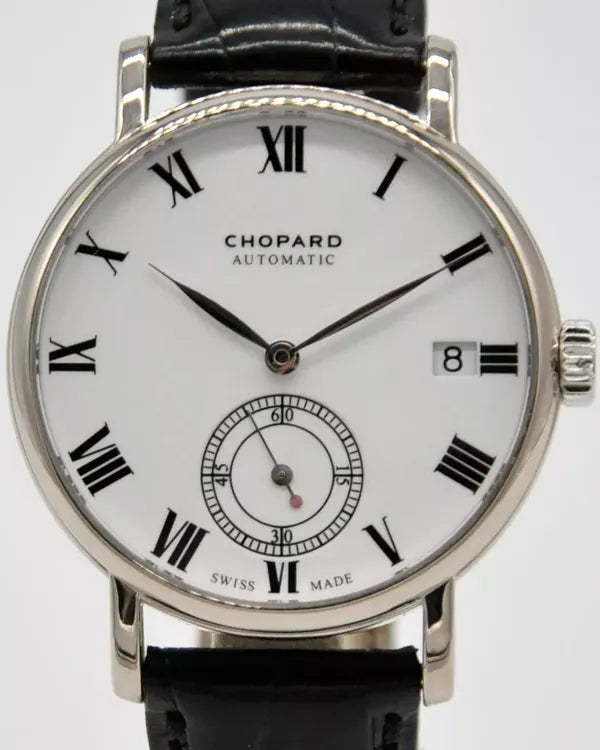 Chopard Classic 38MM Silver Dial Leather Strap (161289-1001)