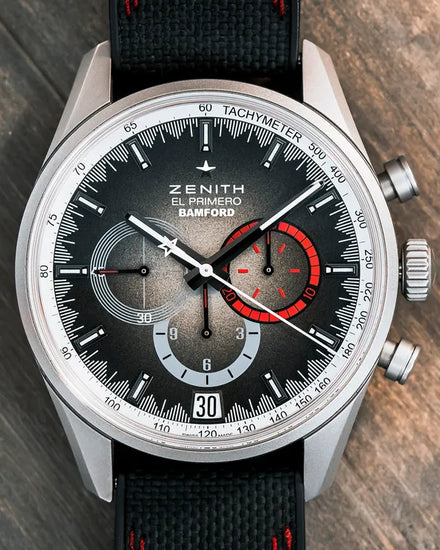 2023 Zenith Chronomaster El Primero "Radar" 42MM Grey Dial Rubber Strap (03.2082.400/02.R830)