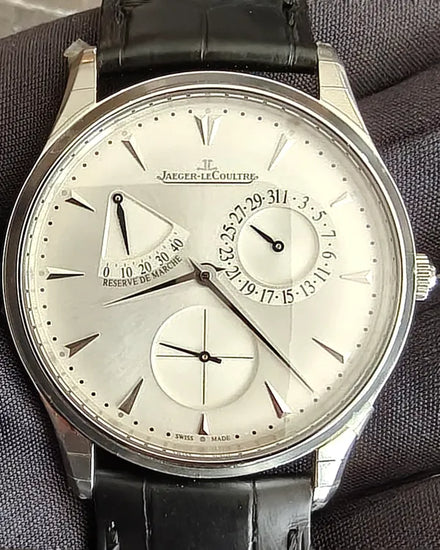 2025 Jaeger-LeCoultre Master Ultra Thin 39MM Silver Dial Leather Strap (Q1378420)
