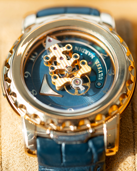 Ulysse Nardin Freak 44.5MM Blue Dial Leather Strap (026-88)