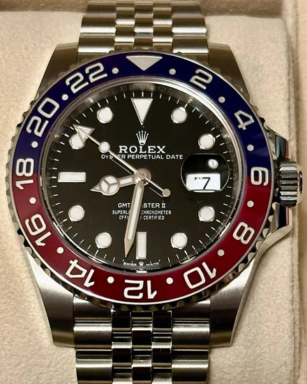 2023 Rolex GMT-Master II "Pepsi" 40MM Black Dial Jubilee Bracelet (126710BLRO)