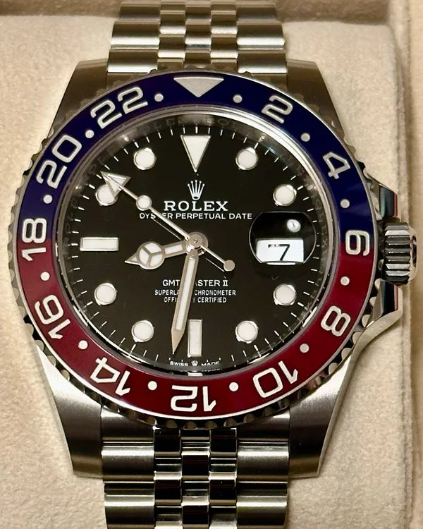 2023 Rolex GMT-Master II "Pepsi" 40MM Black Dial Jubilee Bracelet (126710BLRO)