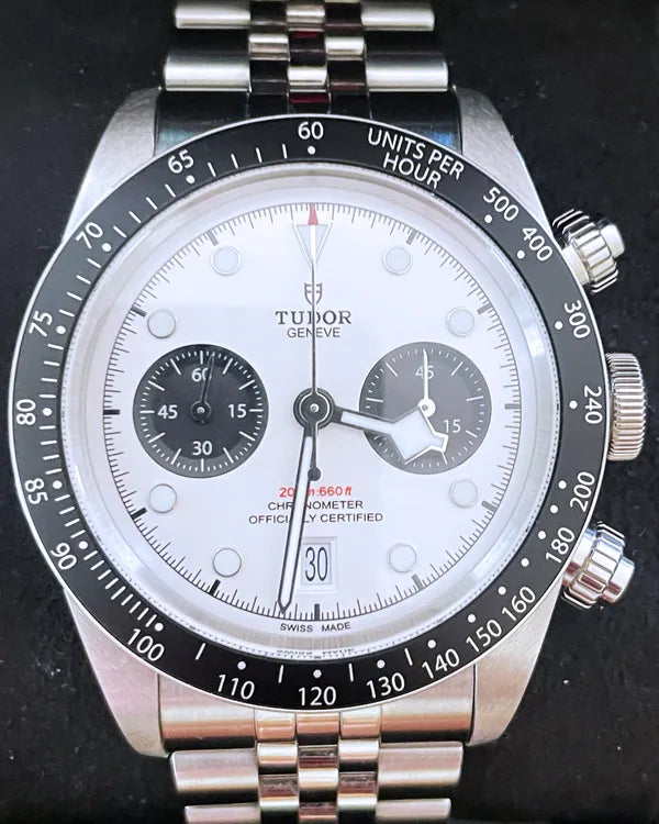2025 Tudor Black Bay Chrono "Panda" 41MM White Dial Steel Bracelet (79360N)