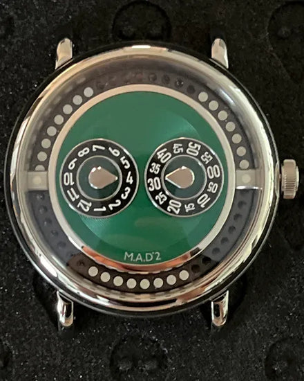 2025 MB&F MAD Edition 2 42MM Green Dial Leather Strap (M.A.D 2)