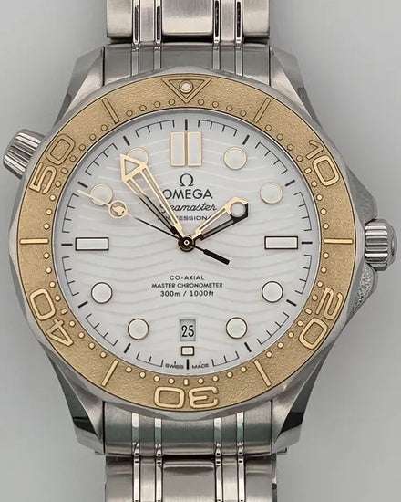 2024 Omega Seamaster Diver 300M "Paris 2024" S.E. 42MM White Dial Steel Bracelet (522.21.42.20.04.001)