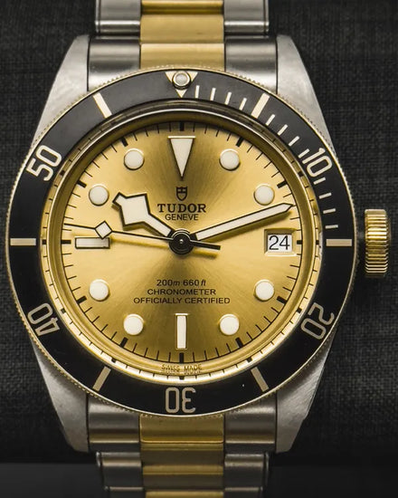 2019 Tudor Black Bay S&G 41MM Champagne Dial Two-Tone Bracelet (79733N)