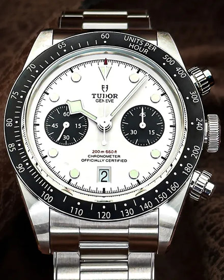 2025 Tudor Black Bay Chrono "Panda" 41MM White Dial Steel Bracelet (79360N)