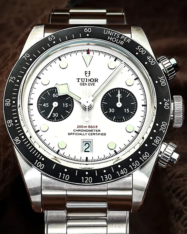 2025 Tudor Black Bay Chrono "Panda" 41MM White Dial Steel Bracelet (79360N)