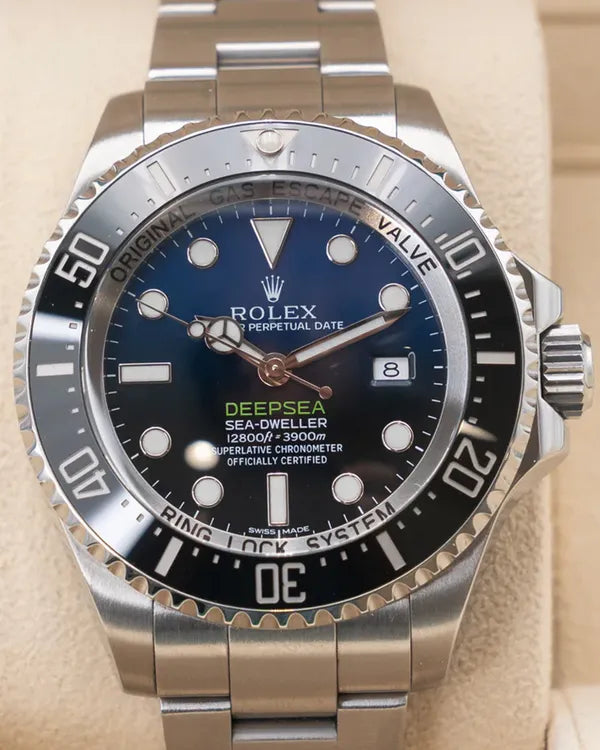 2015  Rolex Sea-Dweller Deepsea “James Cameron”  44MM Blue Dial Oyster Bracelet (116660)
