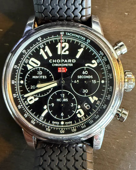 Chopard Mille Miglia 42MM Black Dial Rubber Strap (168589-3002)