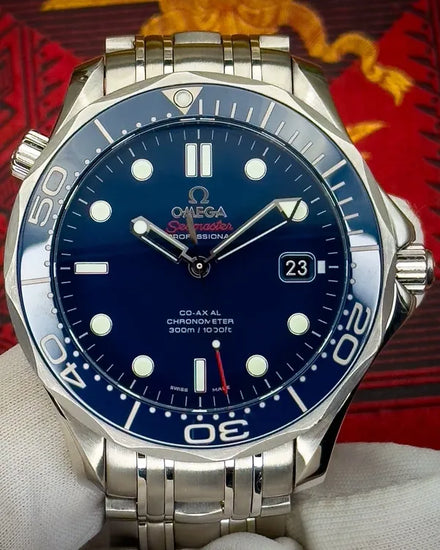 2025 Omega Seamaster Diver 300M 41MM Blue Dial Steel Bracelet (212.30.41.20.03.001)