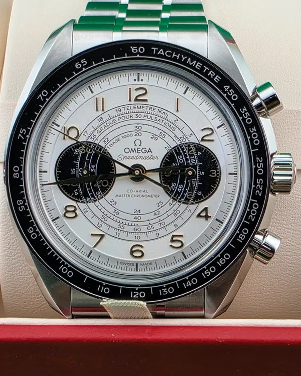 Omega Speedmaster Chronoscope "Paris 2024" 43MM Silver Dial Steel Bracelet (522.30.43.51.02.001)