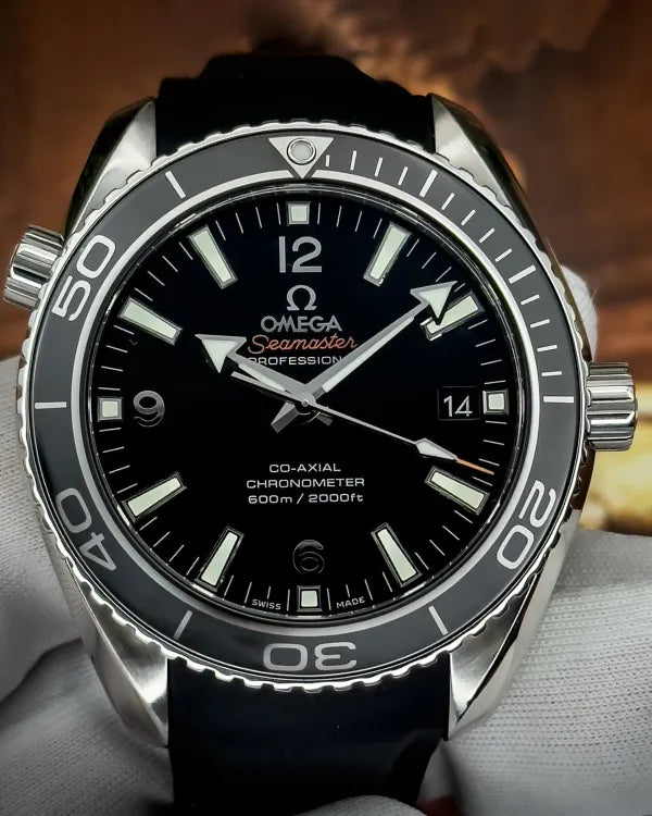 Omega Seamaster Planet Ocean 600M 42MM Black Dial Rubber Strap (232.32.42.21.01.003)