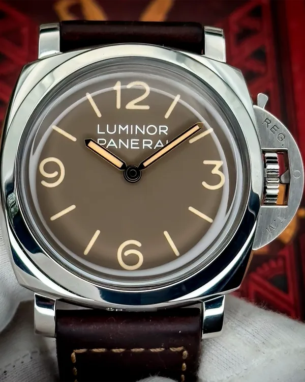 2017 Panerai Luminor 1950 3 Days L.E. 47MM Brown Dial Leather Strap (PAM00663)