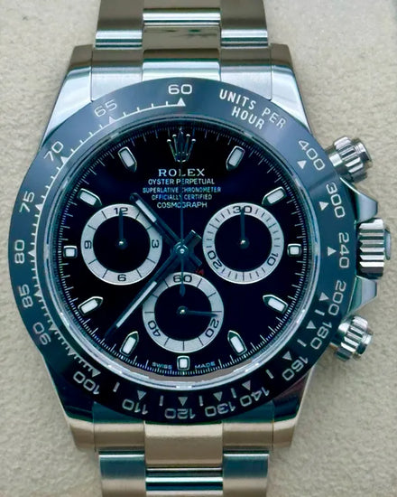 2017 Rolex Cosmograph Daytona 40MM Black Dial Oyster Bracelet (116500LN)