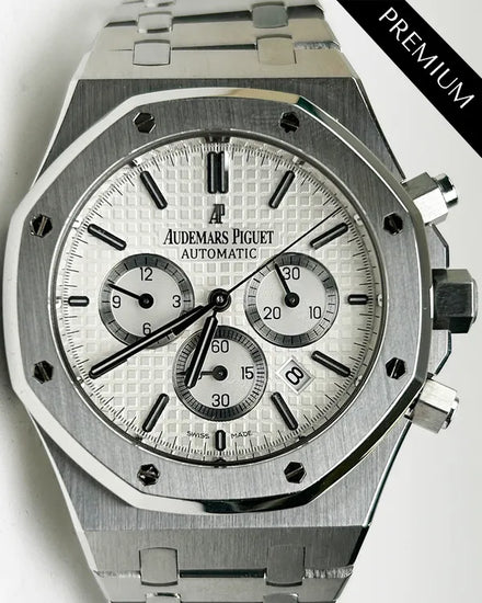 2015 Audemars Piguet Royal Oak 41MM White Dial Steel Bracelet (26320ST.OO.1220ST.02)