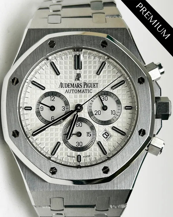 2015 Audemars Piguet Royal Oak 41MM White Dial Steel Bracelet (26320ST.OO.1220ST.02)