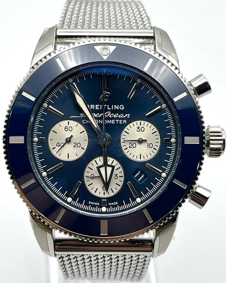 2025 Breitling Superocean Heritage II B01 44MM Blue Dial Steel Bracelet (AB0162161C1A1)