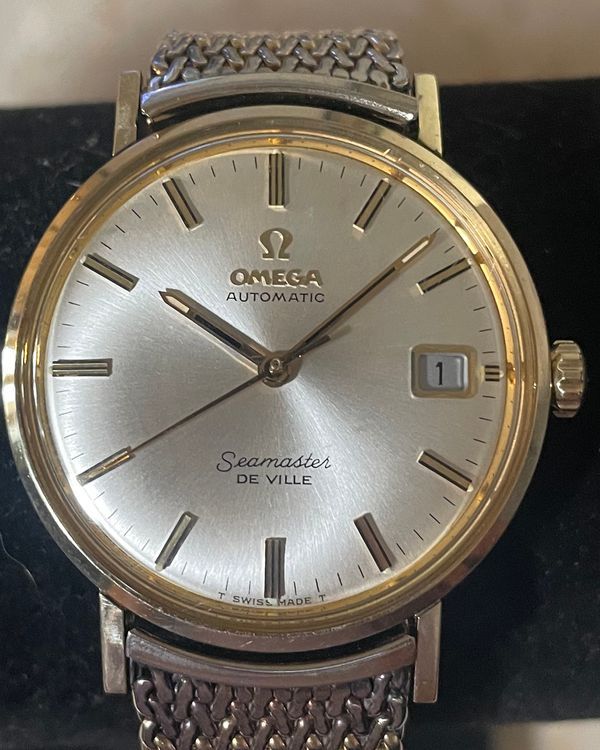 Omega Seamaster DeVille 34MM Silver Dial Aftermarket Steel Bracelet (KM6610)