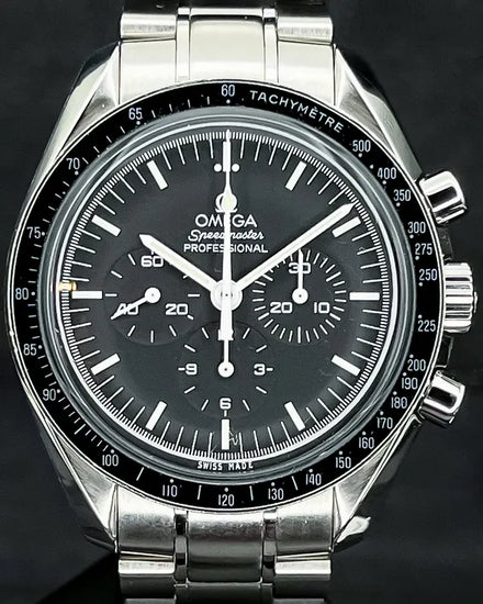 2018 Omega Speedmaster Professional Moonwatch 42MM Black Dial Steel Bracelet (311.30.42.30.01.005)