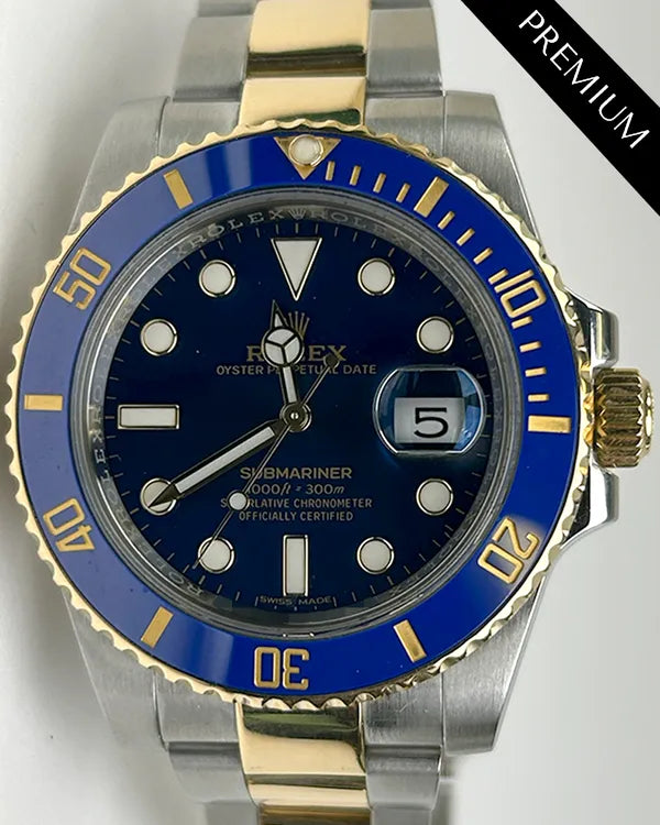 2019 Rolex Submariner Date "Bluesy" 40MM Blue Dial Two-Tone Oyster Bracelet (116613LB)
