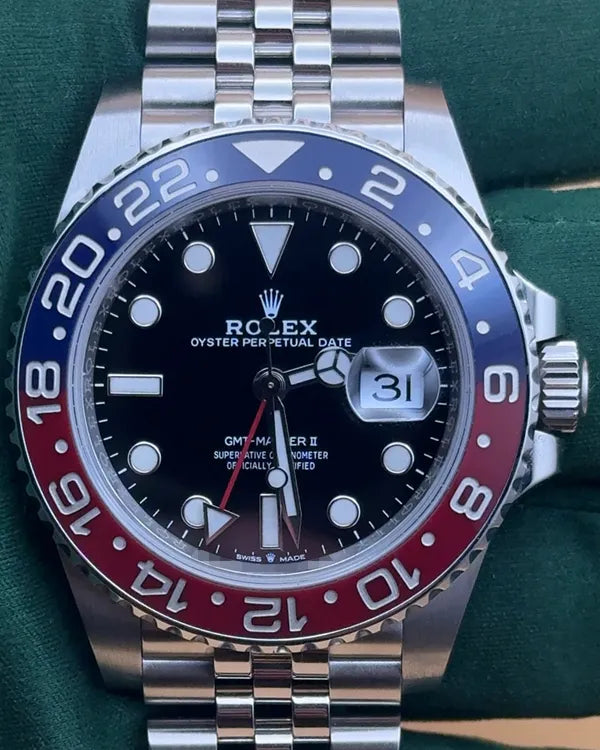 2020 Rolex GMT-Master II "Pepsi" 40MM Black Dial Jubilee Bracelet (126710BLRO)