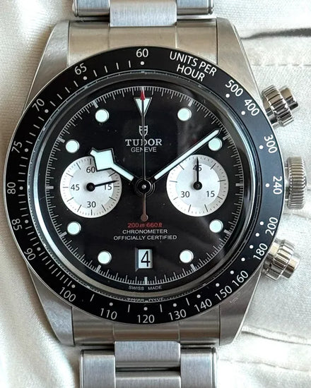 2025 Tudor Black Bay Chrono 41MM Black Dial Steel Bracelet (79360N)