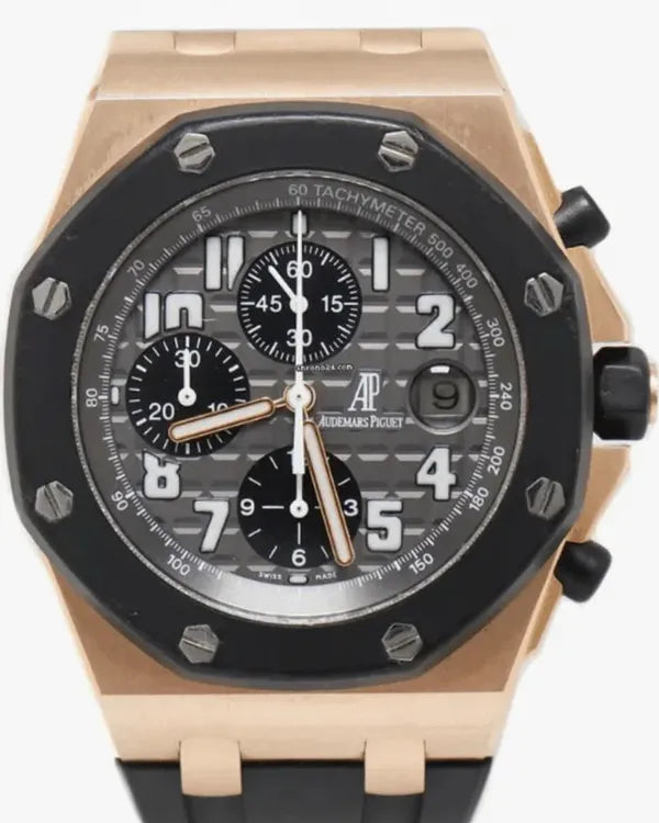 2011 Audemars Piguet Royal Oak Offshore Chronograph 42MM Grey Dial Rubber Strap (25940OK.OO.D002CA.01)