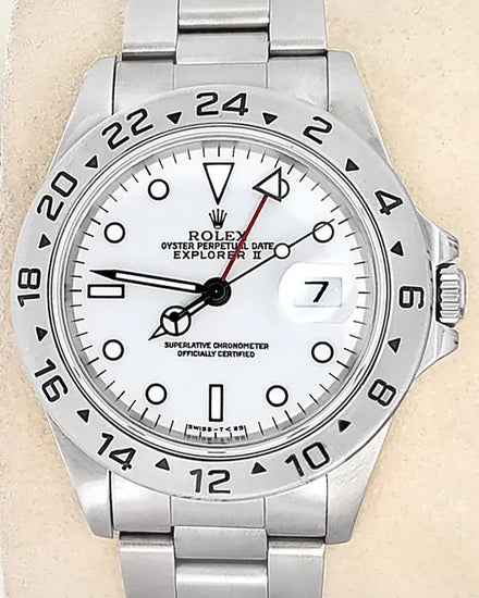 1997 Rolex Explorer II "Polar" 40MM White Dial Oyster Bracelet (16570)