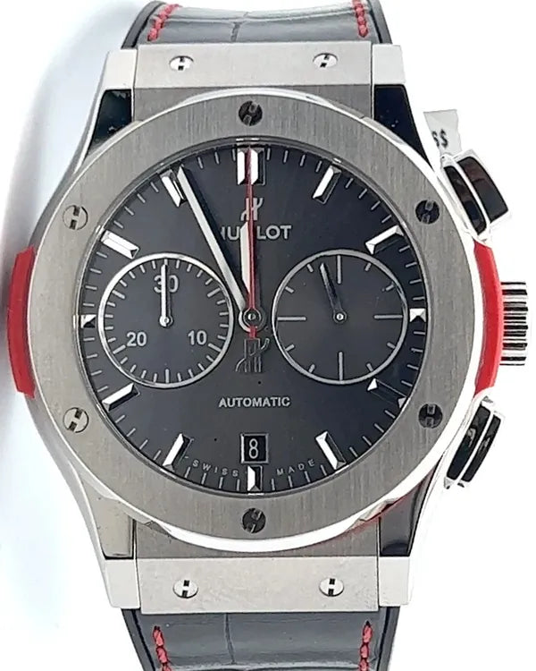 Hublot Classic Fusion Racing 45MM Grey Dial Leather Strap (521.NX.7070.LR.PLP15)
