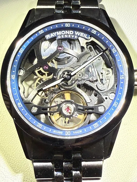 Raymond Weil Freelancer 38MM Skeleton Dial Steel Bracelet (2783-ST-50000)