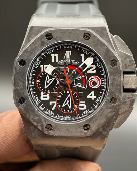 Audemars Piguet Royal Oak Offshore "Team Alinghi" L.E. 44MM Black Dial Rubber Strap (26062FS)