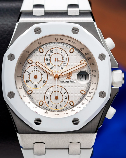 2013 Audemars Piguet Royal Oak Offshore "Pride of Siam" L.E. 42MM White Dial Rubber Strap (26172SO.OO.D202CR.01)