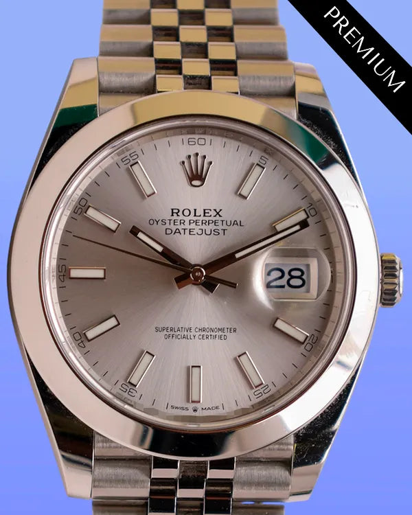 2024 Rolex Datejust 41MM Silver Dial Jubilee Bracelet (126300)