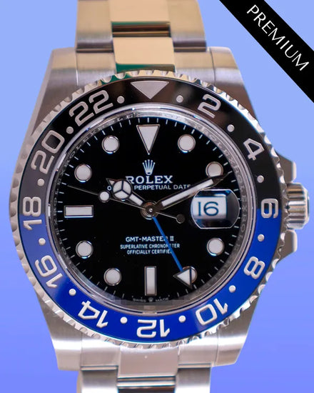 2025 Rolex GMT-Master II "Batman" 40MM Black Dial Oyster Bracelet (126710BLNR)