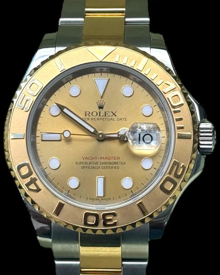 2011 Rolex Yacht-Master 40MM Champagne Dial Two-Tone Oyster Bracelet (16623)