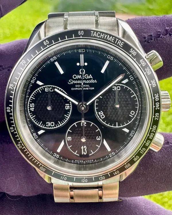 Omega Speedmaster Racing 40MM Black Dial Steel Bracelet (326.30.40.50.01.001)