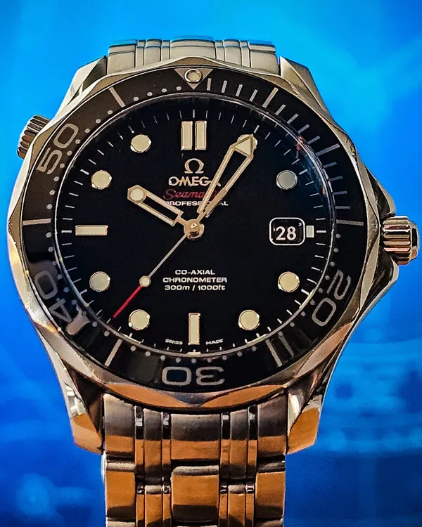 Omega Seamaster Diver 300M 41MM Black Dial Steel Bracelet (212.30.41.20.01.003)