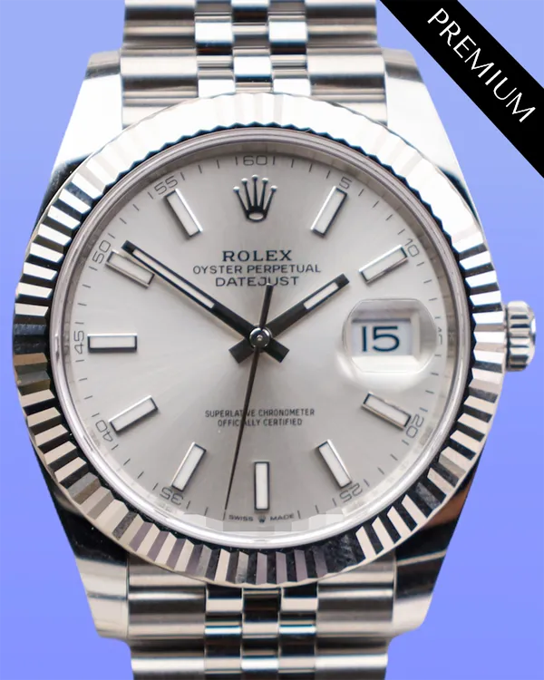 2025 Rolex Datejust 41MM Silver Dial Jubilee Bracelet (126334)