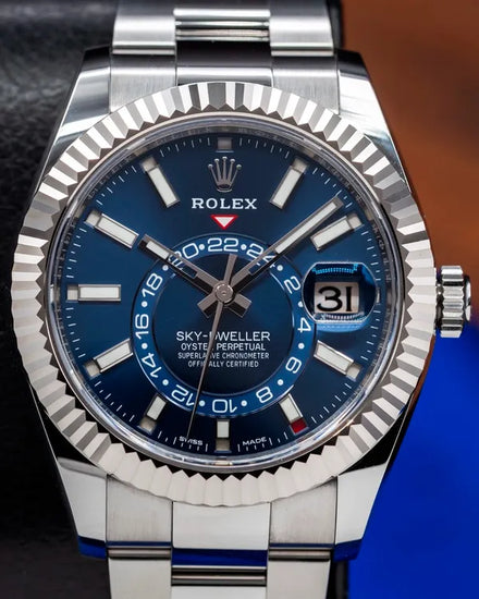 2020 Rolex Sky-Dweller 42MM Blue Dial Oyster Bracelet (326934)