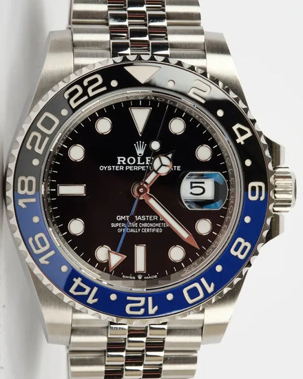 2022 Rolex GMT-Master II "Batgirl" 40MM Black Dial Jubilee Bracelet (126710BLNR)