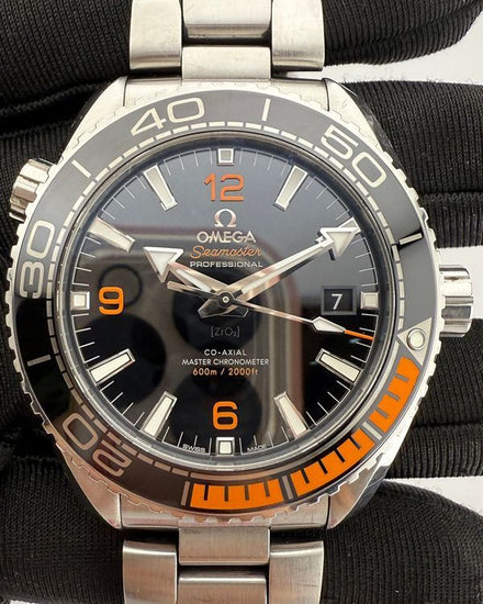 2020 Omega Seamaster Planet Ocean 600M 43.5MM Black Dial Steel Bracelet (215.30.44.21.01.002)
