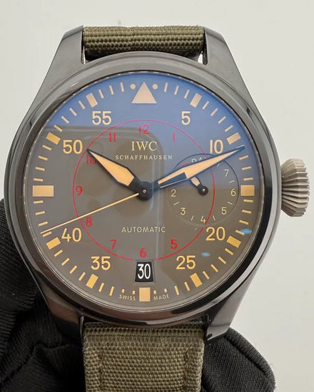 IWC Schaffhausen Pilot Top Gun "Miramar" 48MM Grey Dial Textile Strap (IW501902)