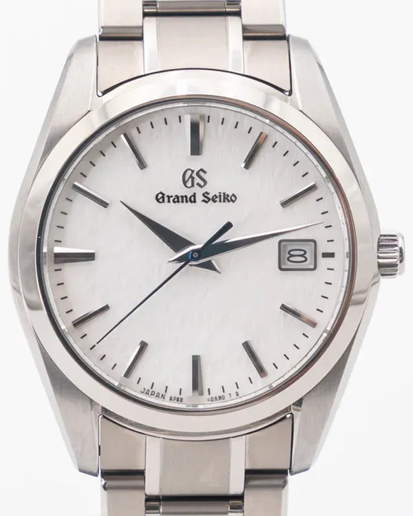 2025 Grand Seiko Heritage 37MM Quartz White Dial Titanium Bracelet (SBGX355G)